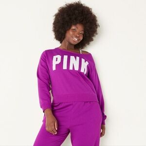 Victoria's Secret PINK Fleece Cropped Sweater